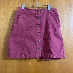 Cotton On A-line Button up Skirt